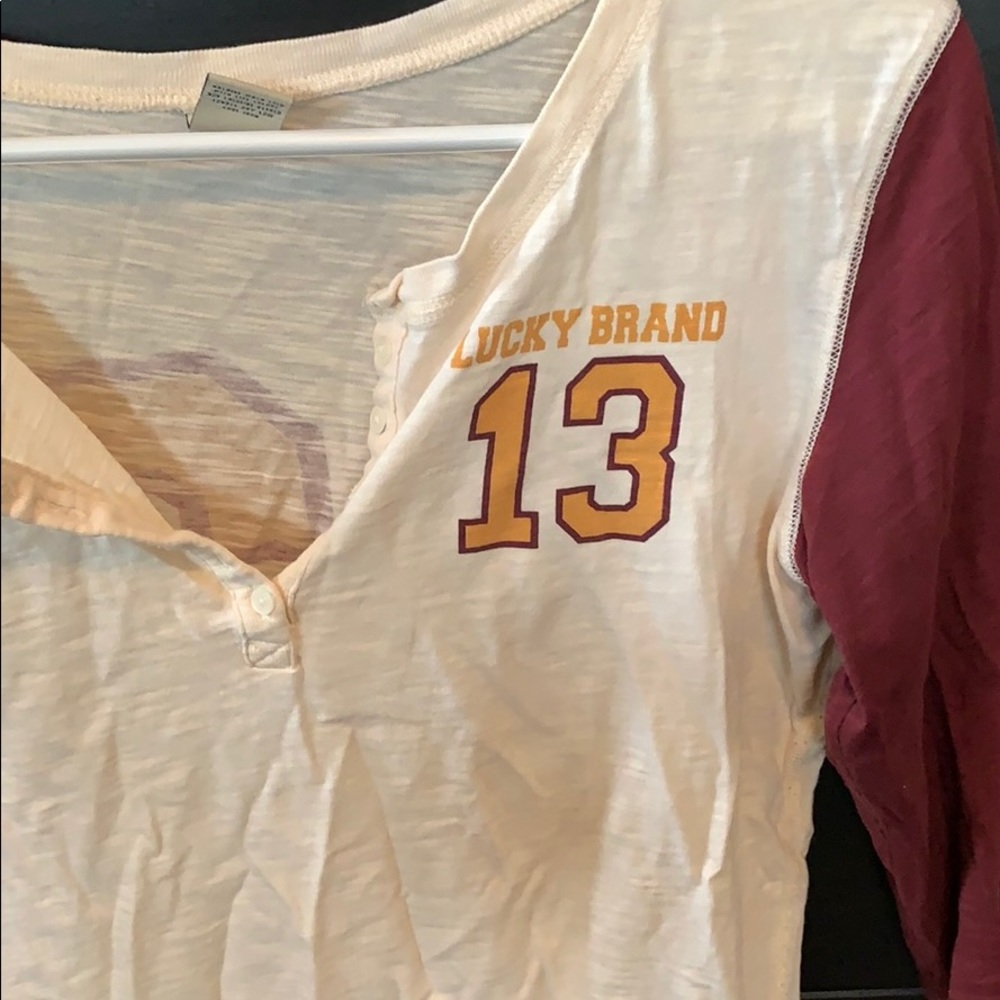 Lucky brand baseball tee